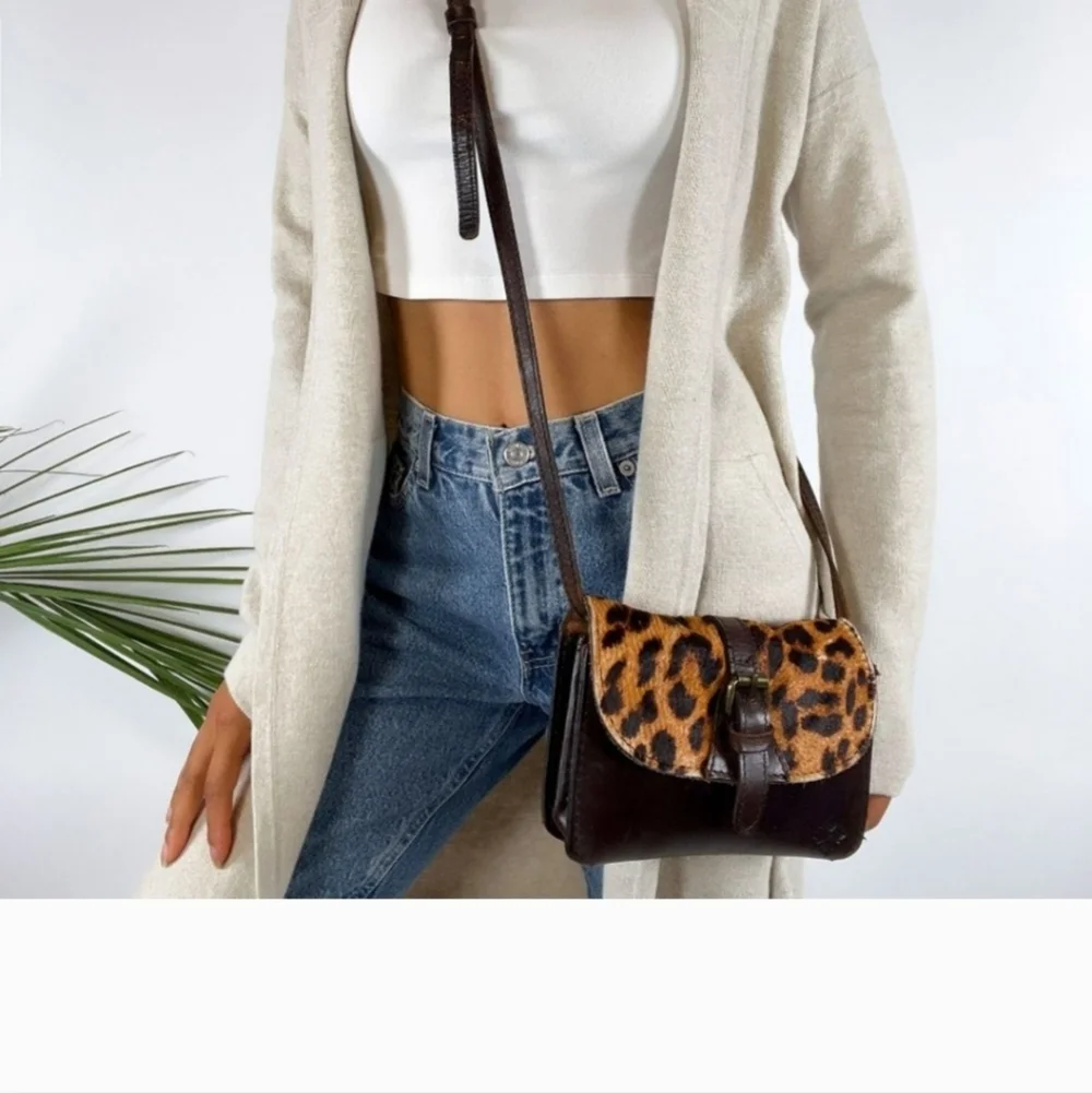 PATRICIA NASH ANIMAL PRINT CROSSBODY BAG 